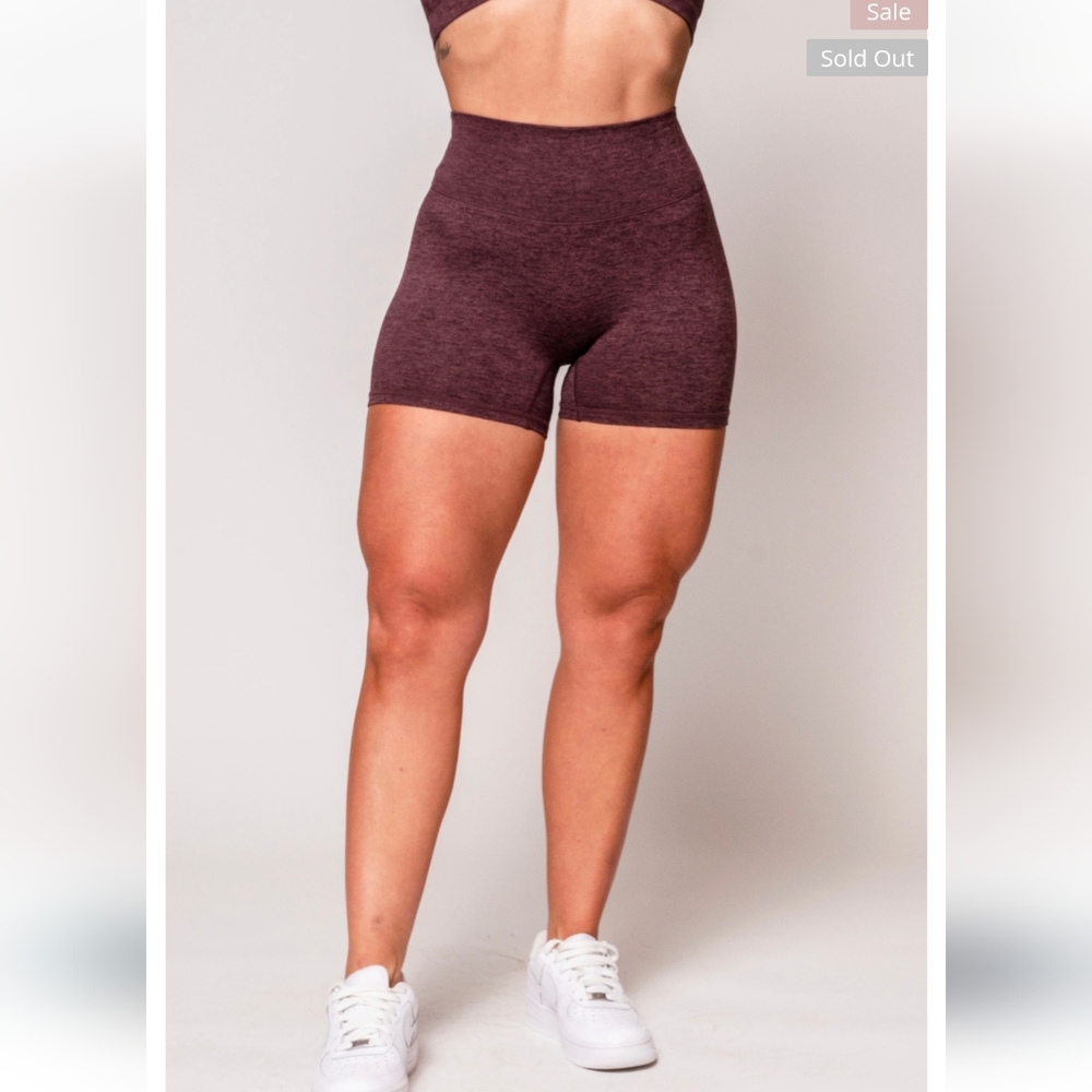NWT P'Tula Bare 4" Inseam Shorts Merlot size XL